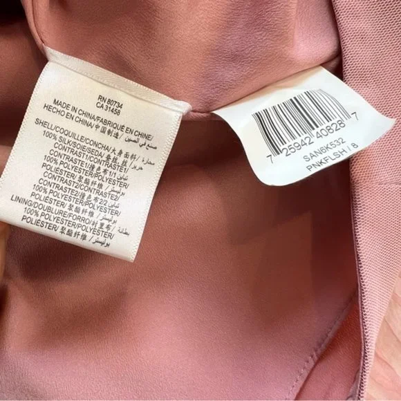 100% silk overlay bustier mini dress - Picture 9 of 13